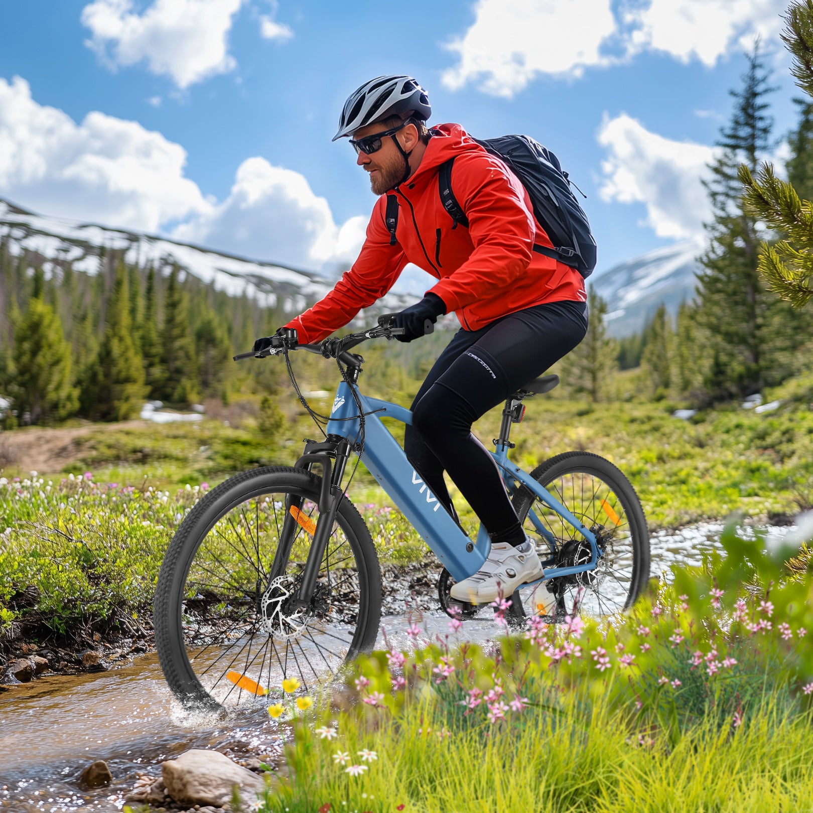 VIVI Elelctric Bike Commuter Hardtail Electric Mountain Bike