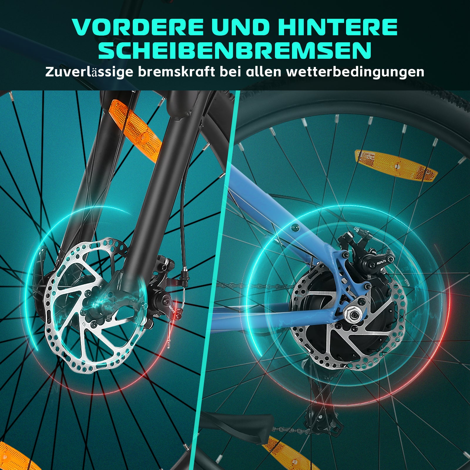 VIVI Elelctric Bike Commuter Hardtail Electric Mountain Bike