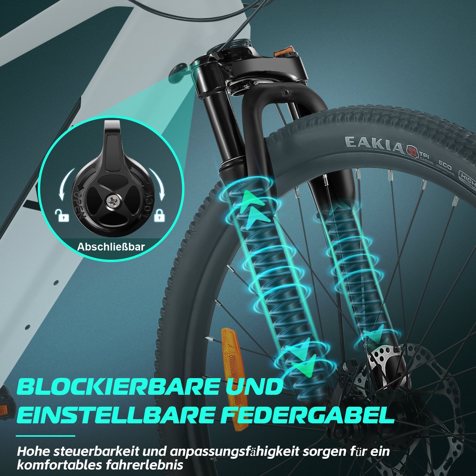 VIVI Elelctric Bike Commuter Hardtail Electric Mountain Bike