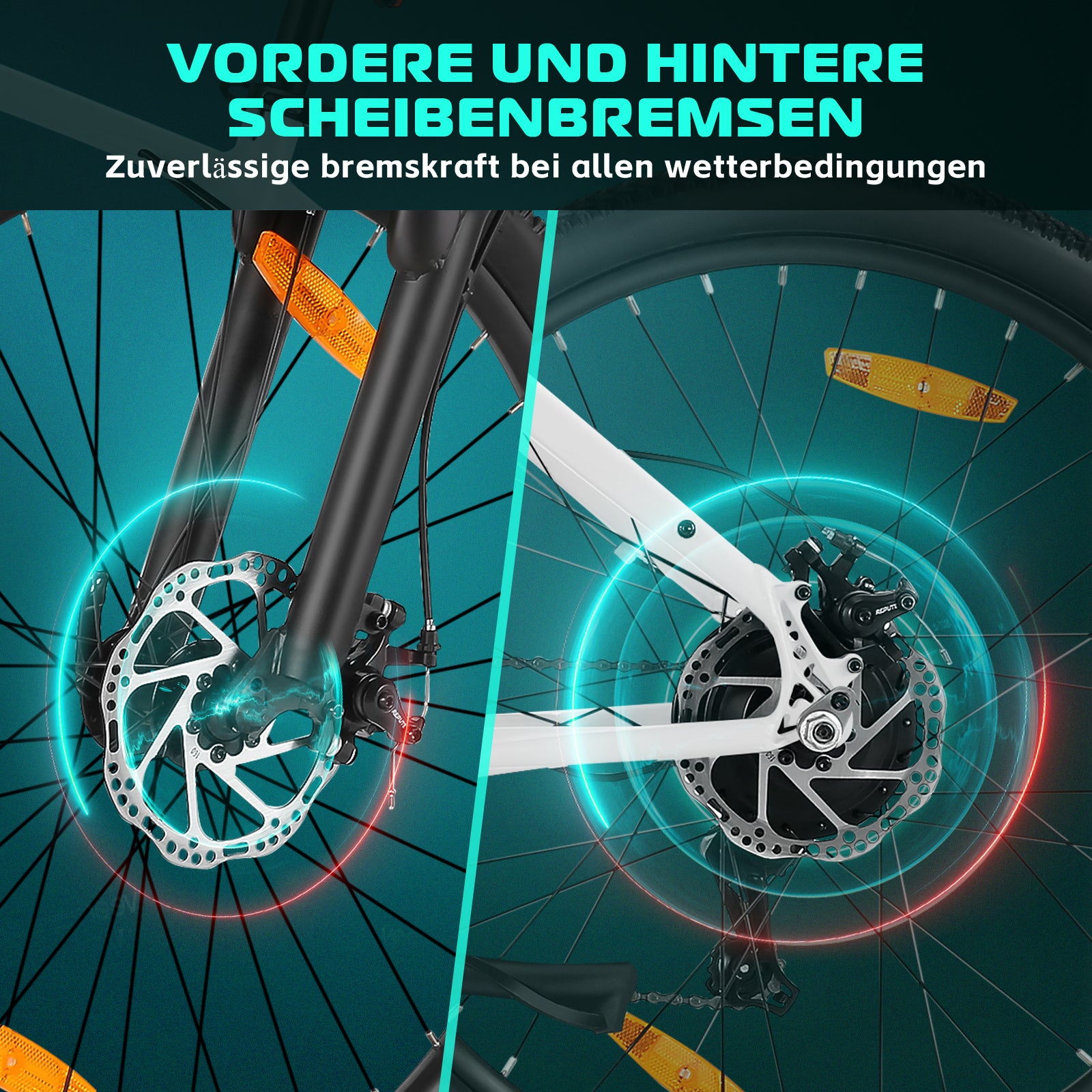 VIVI Elelctric Bike Commuter Hardtail Electric Mountain Bike