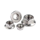 VIVI Bike Universal Flange Nut M12-1.75mm Serrated Hex Nuts