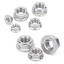 VIVI Bike Universal Flange Nut M12-1.75mm Serrated Hex Nuts