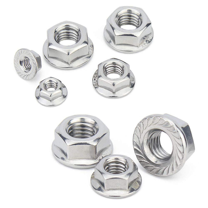 VIVI Bike Universal Flange Nut M12-1.75mm Serrated Hex Nuts